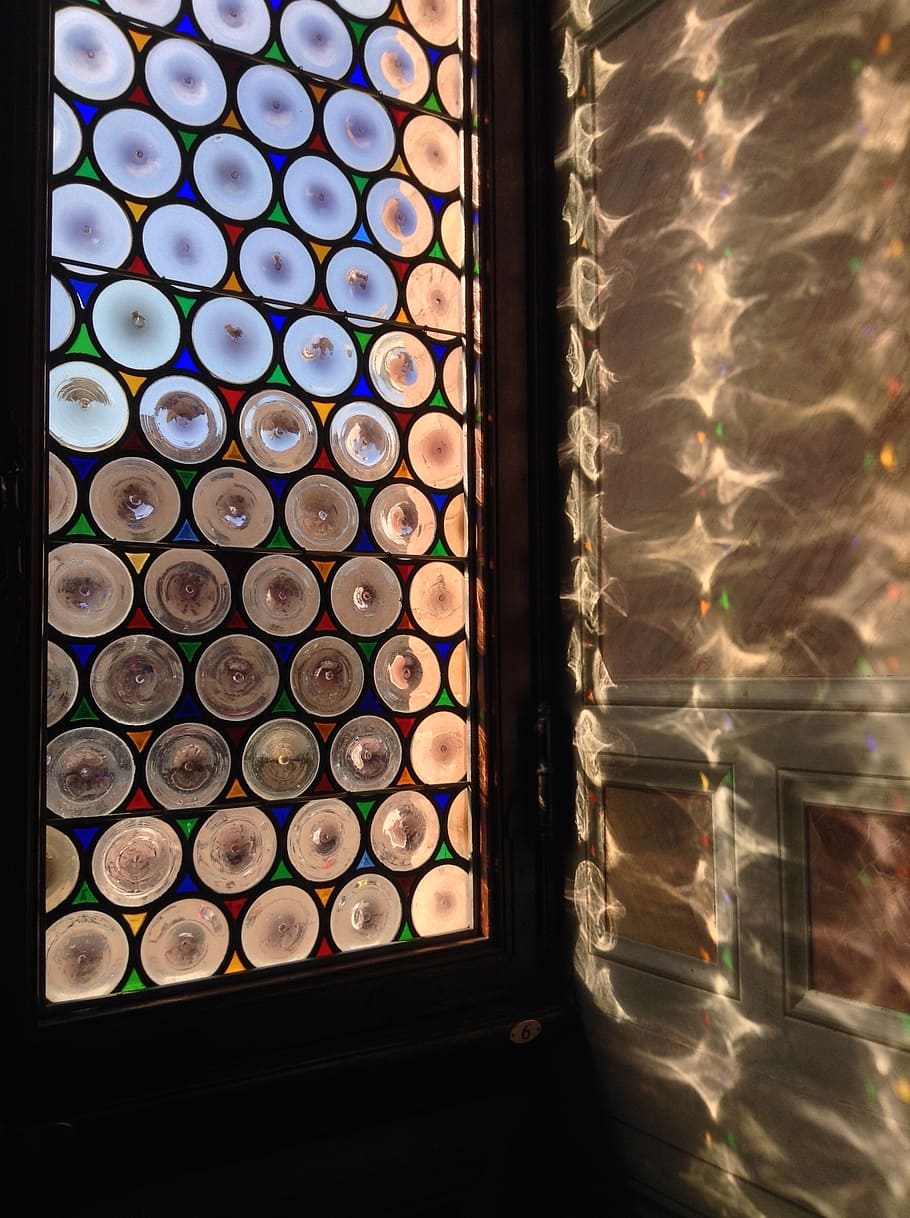 window, italy, architecture, old, italian, glass, reflections HD wallpaper