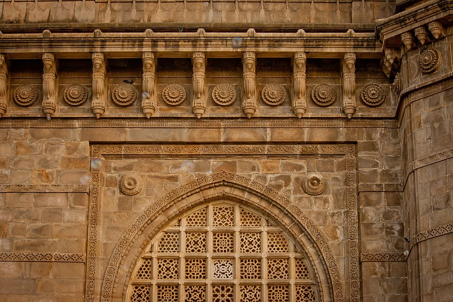temple, facade, ancient, architecture, mumbai, built structure HD wallpaper