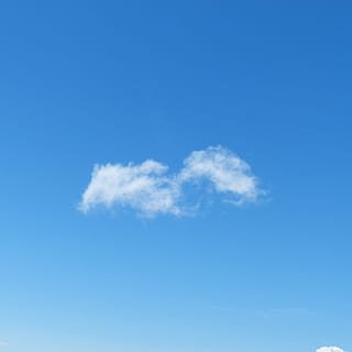 white clouds on clear sky during daytime, individually, sky blue HD wallpaper