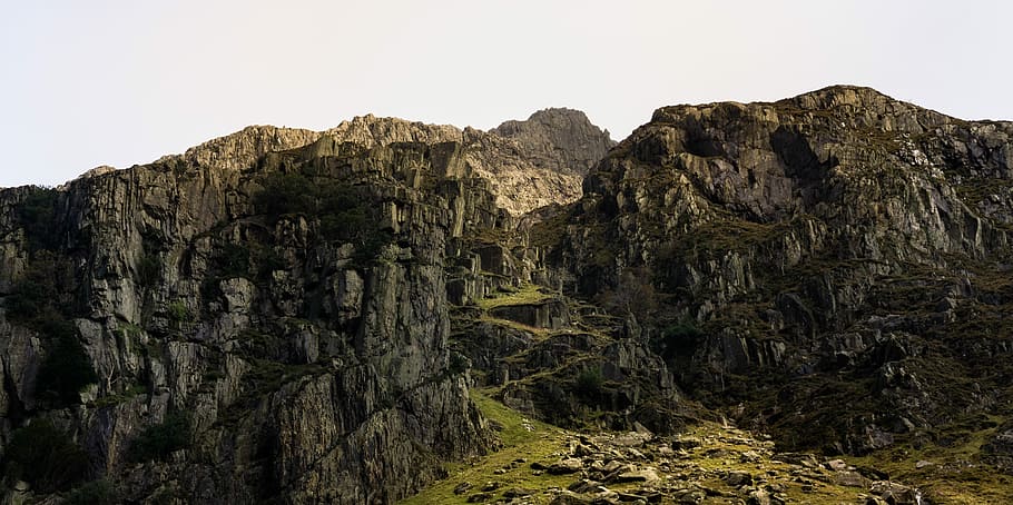 Under hill. Rock Path.