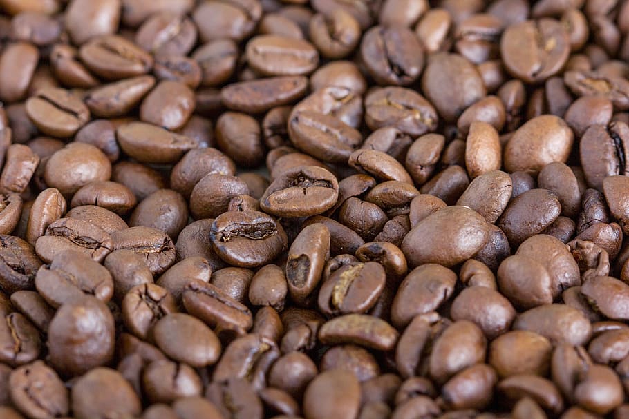 coffee, beans, brown, coffee beans, break, close, cafe, beverages HD wallpaper