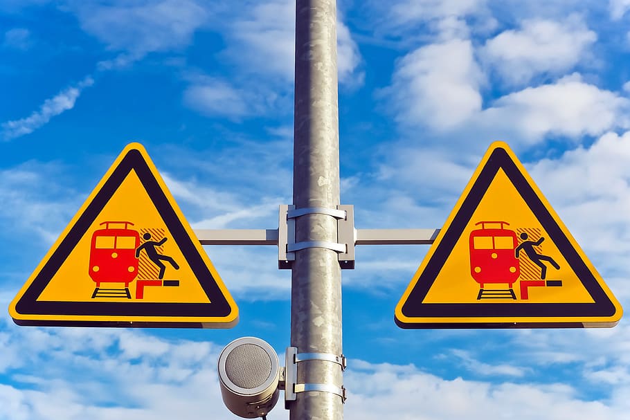 signs, warning, risk, note, attention, warnschild, billboard HD wallpaper