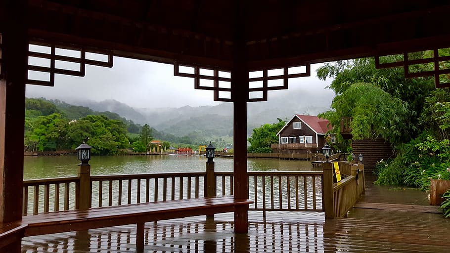 views, resort, quiet, for, architecture, built structure, tree HD wallpaper