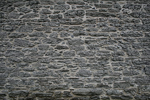 brown and black concrete wall, Weathered, Stone Work, grey HD wallpaper