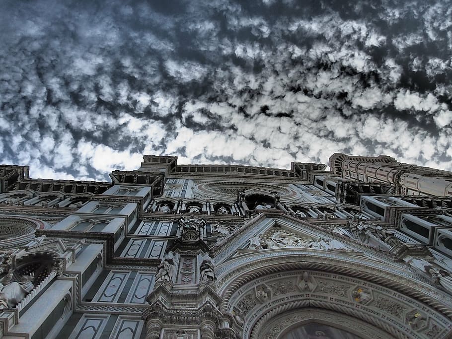 florence, dom, cathedral, sky, church, italy, architecture HD wallpaper