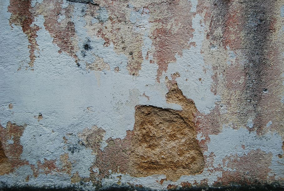 stone wall, texture, old, facade, structure, flake, plaster HD wallpaper