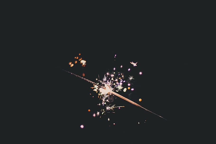burned sparkler, abstract, art, blur, bright, celebrate, celebration HD wallpaper