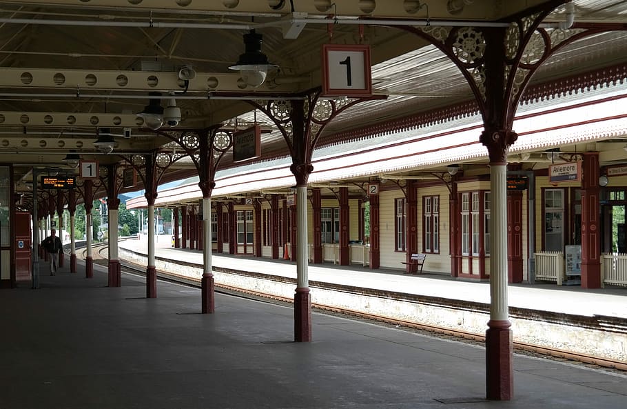 Train, Old, Romance, Scotland, tom, station, empty, romantic HD wallpaper