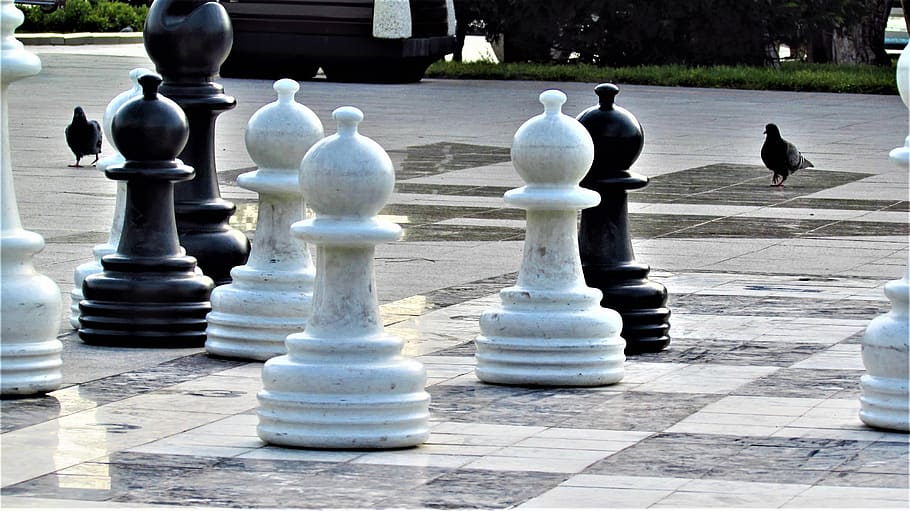 chess, pawn, plan, mat, war, game, board game, leisure games HD wallpaper