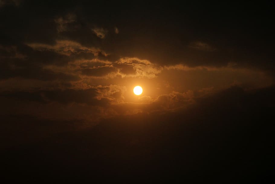 sunset, cloudscape, weather, amazing, sunlight, sunshine, sunny HD wallpaper