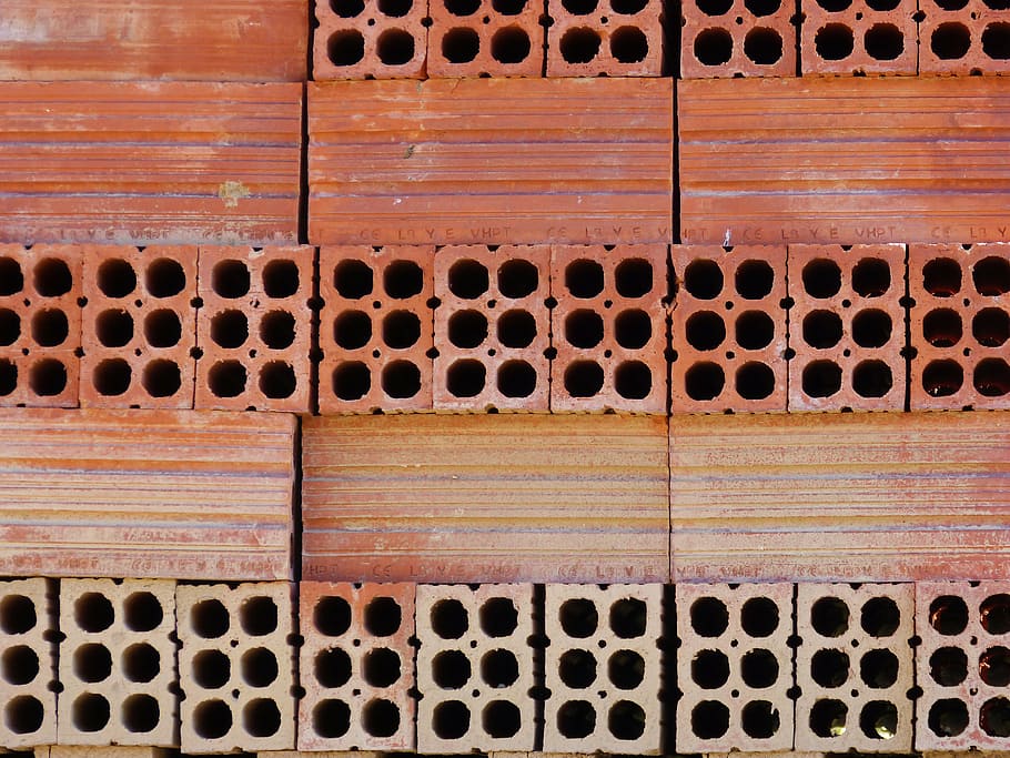 bricks, background, texture, symbol, construction, backgrounds HD wallpaper