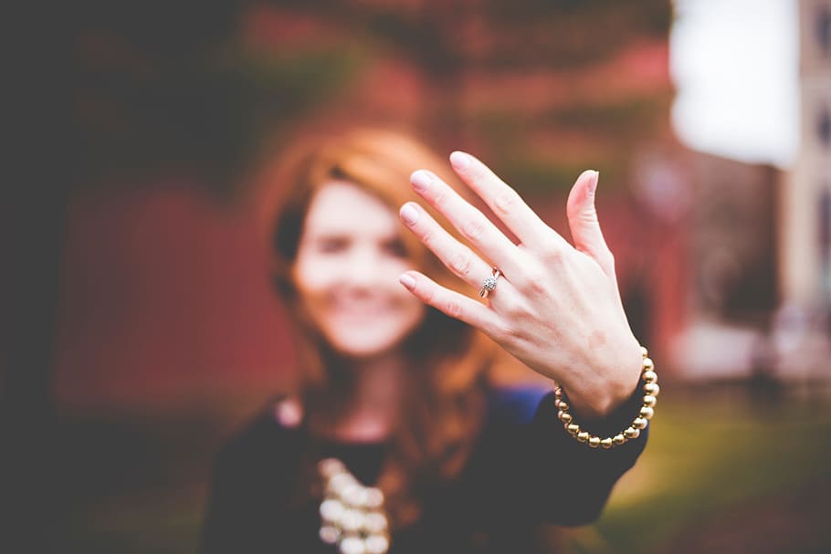 hand, finger, palm, ring, bracelet, people, woman, one person HD wallpaper