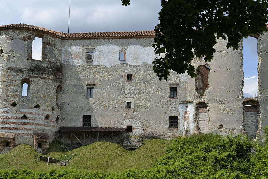 Castle, Janowiec, Ruins, the ruins of the, architecture, tree