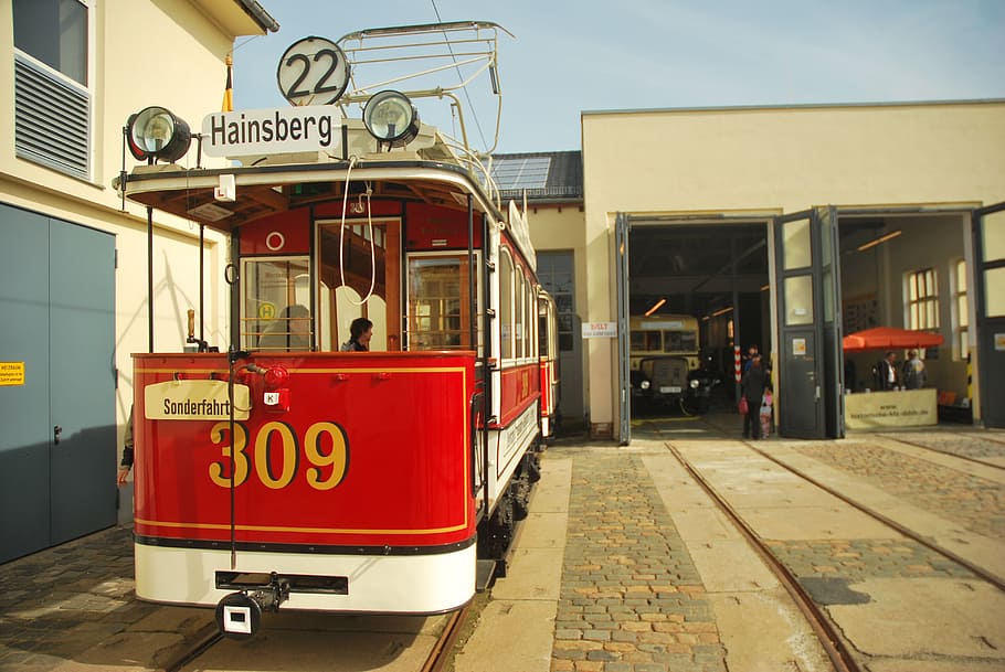 tram museum, dresden, historically, mode of transportation HD wallpaper
