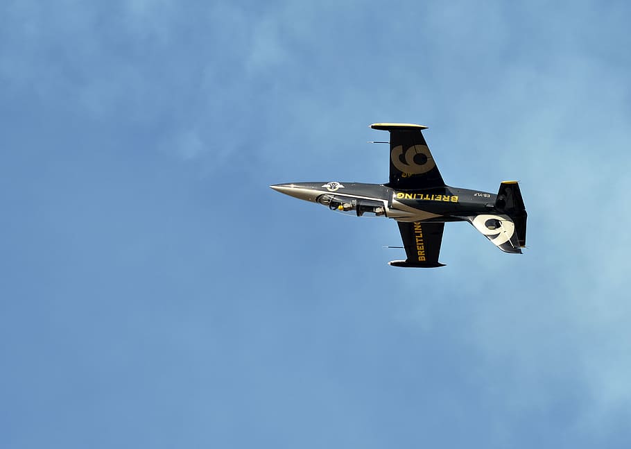 Fighter Aircraft, In Flight, Breitling, flying, air Vehicle HD wallpaper