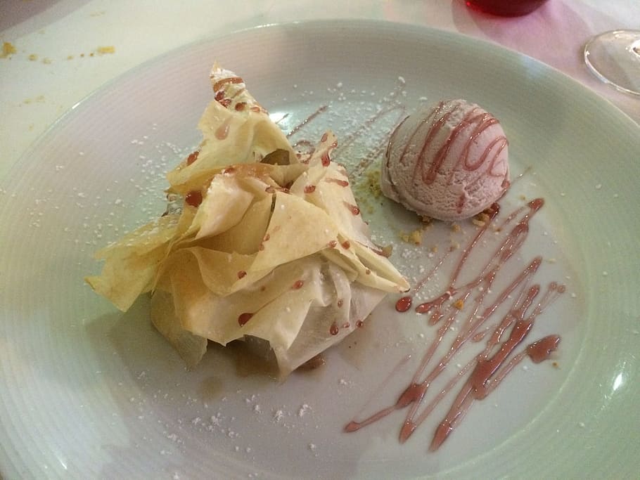 Dessert, Ice Cream, Kitchen, food, plate, food And Drink, gourmet HD wallpaper