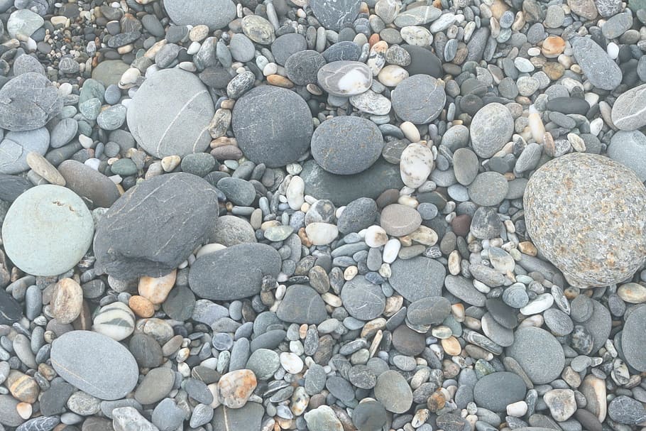 hai bian, stone, material, solid, stone - object, rock, pebble, HD wallpaper