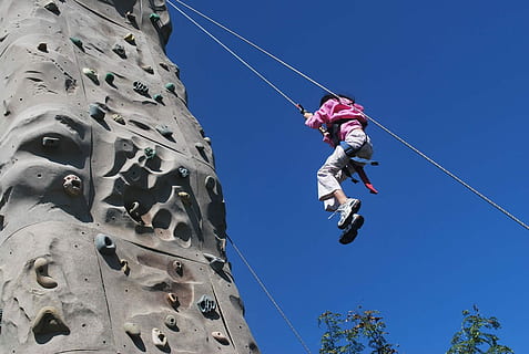 Rappelling, Climbing, Wall, Wall, Rock, extreme, sport, activity HD wallpaper