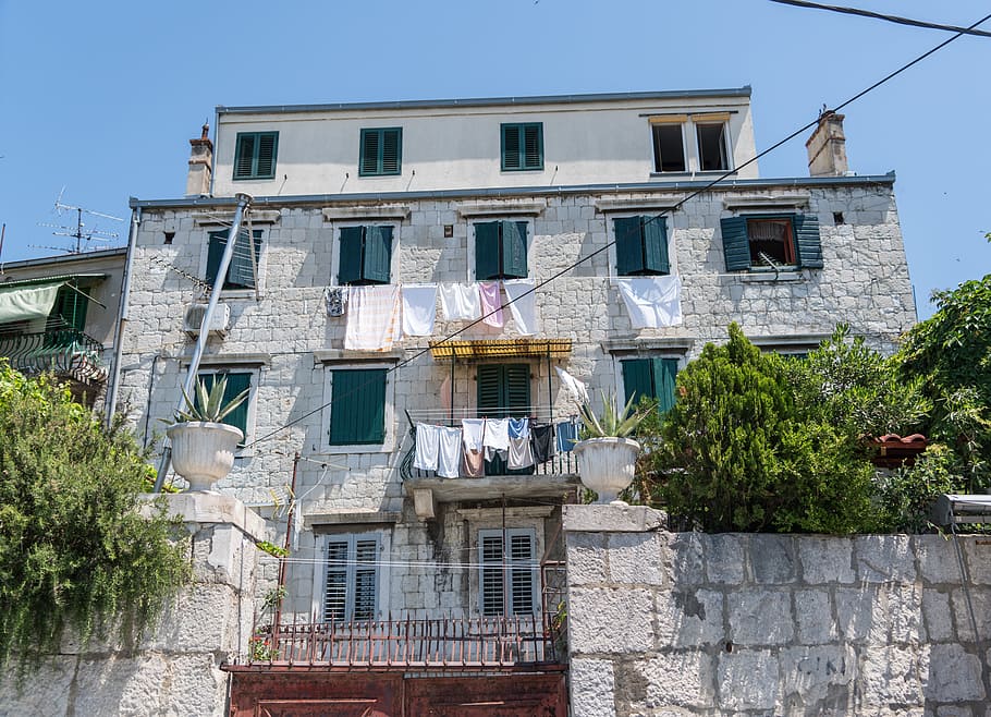 Split, Croatia, Architecture, Residence, culture, mediterranean HD wallpaper