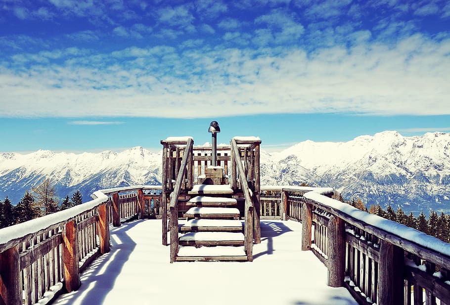 snow, sky, view, winter, inntal valley, tyrol, outlook, scenics - nature HD wallpaper