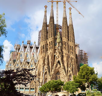 Hd Wallpaper Architecture Cathedral Sagrada Familia Barcelona Spain Wallpaper Flare