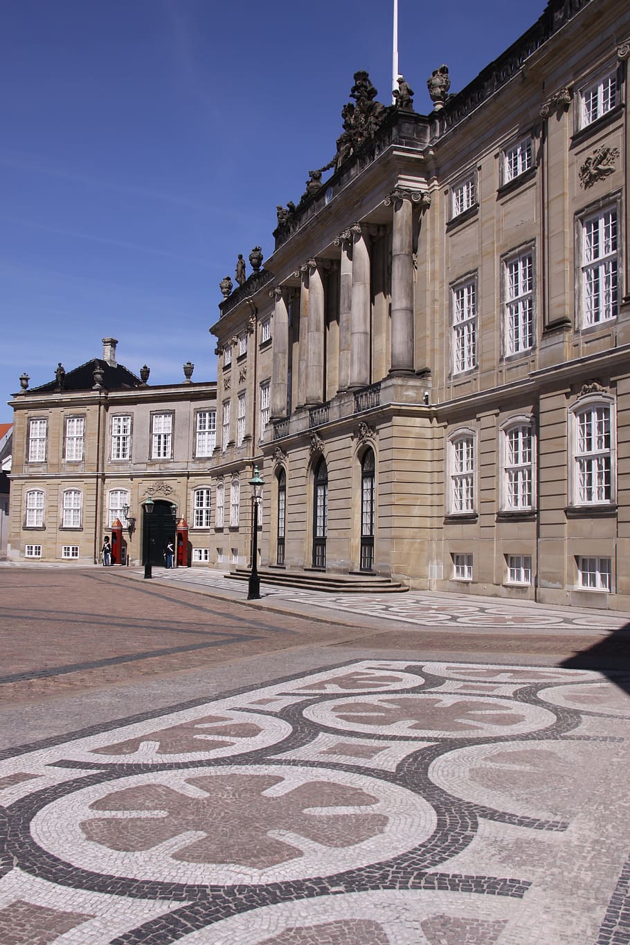 Amalienborg, Castle, Palace, sightseeing, royal, danish, tradition HD wallpaper