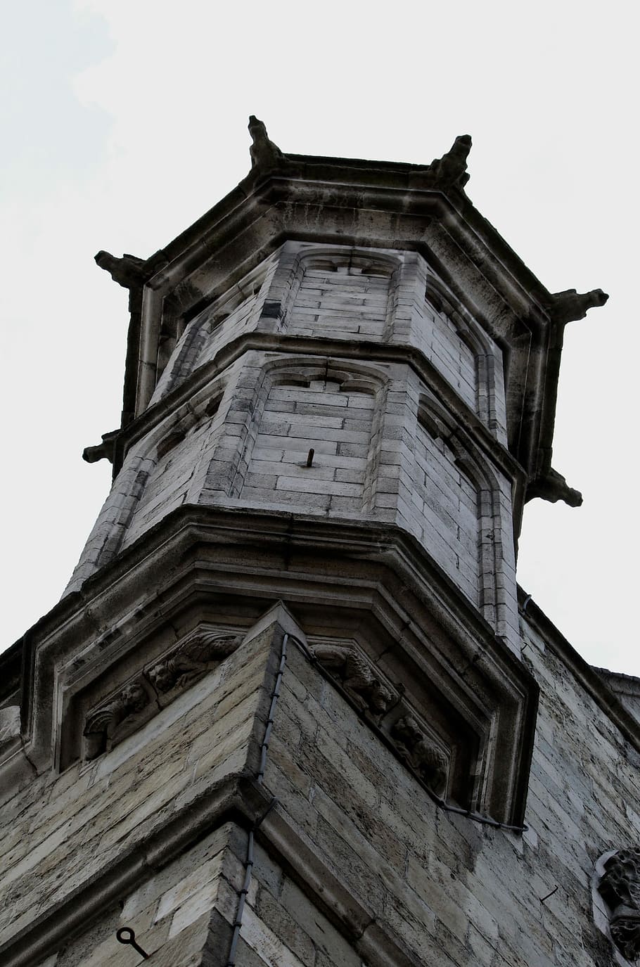 Architecture, Building, Gent, Tower, low angle view, building exterior HD wallpaper