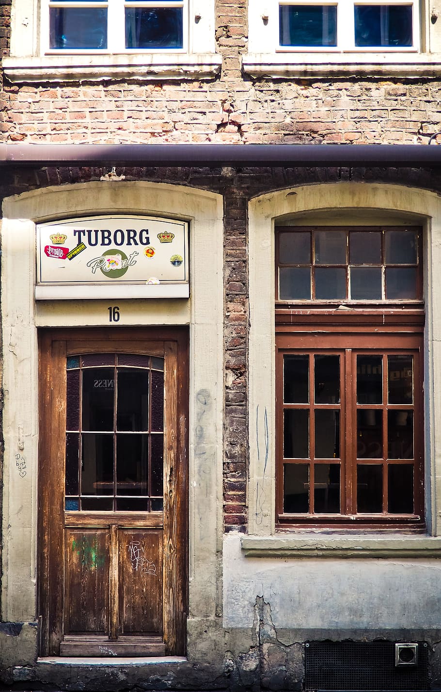 architecture, facade, old, window, building, hauswand, truss HD wallpaper