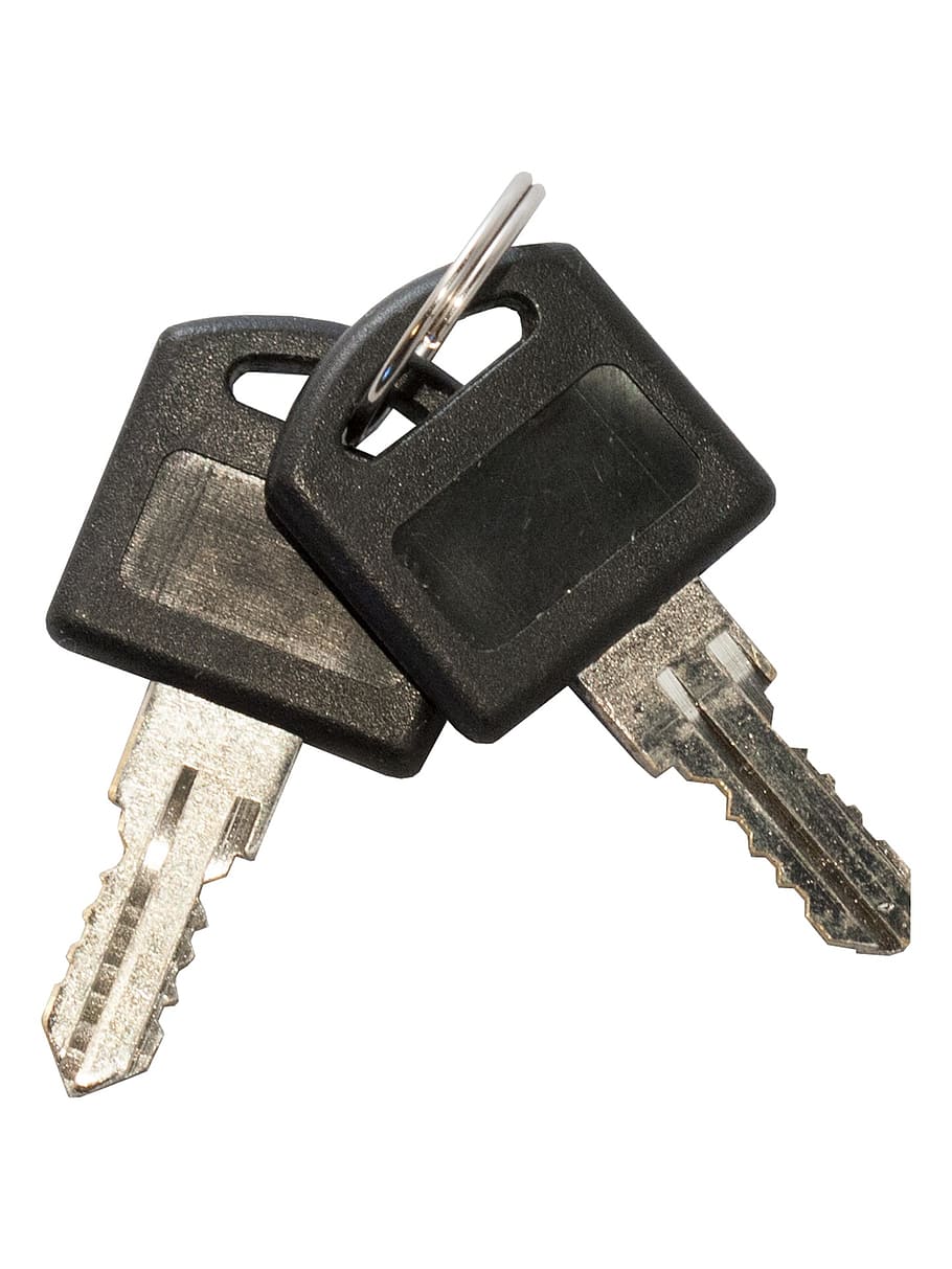 key, keys, keychain, novelty, metal, plastic, black, on a white background HD wallpaper