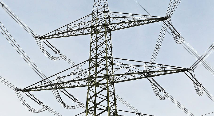 Maximum, Voltage, strommast, maximum voltage, 380kv, cross-bars HD wallpaper