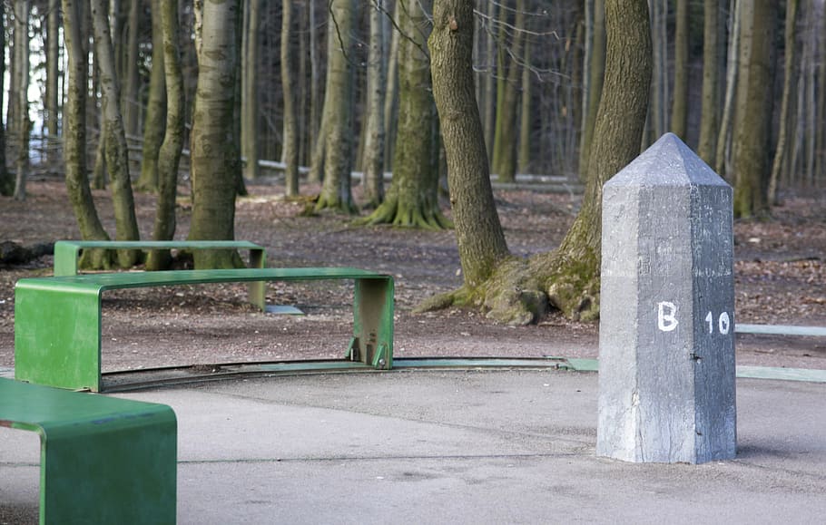 landmark, stone, milestone, border, dreiländereck, history HD wallpaper