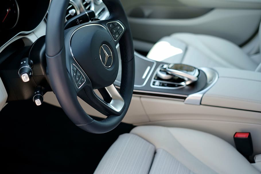 black Mercedes-Benz car dashboard, bmw, x3, vehicle, transportation