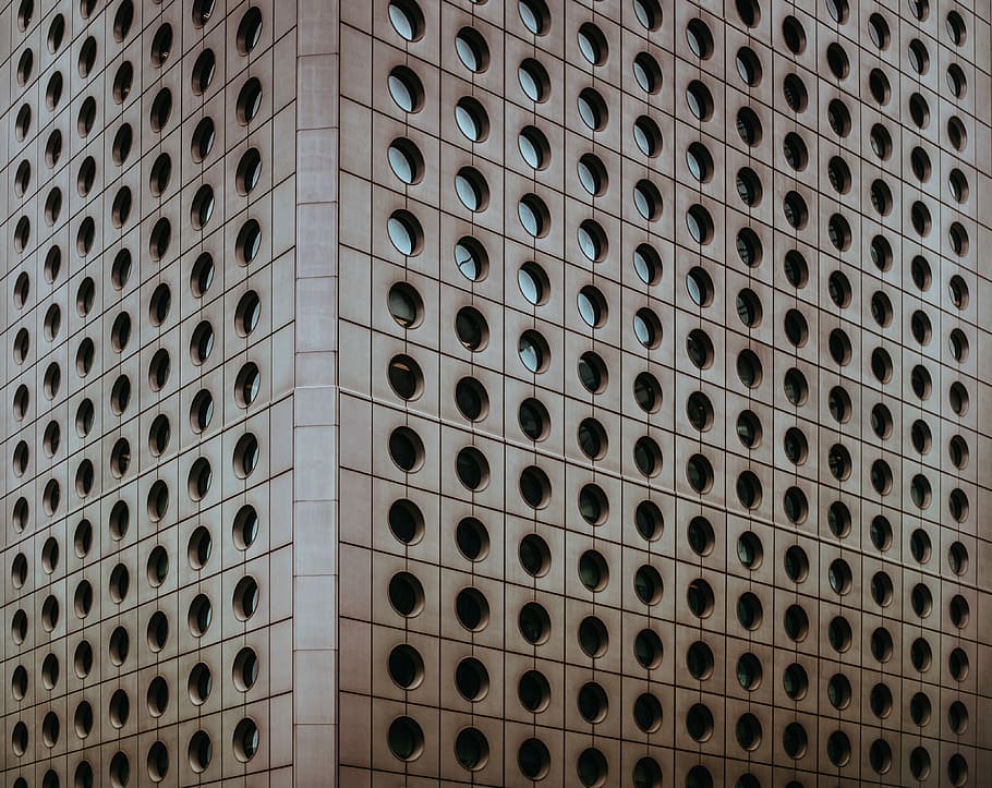 Honk Kong Architecture, architecture photography of brown building HD wallpaper