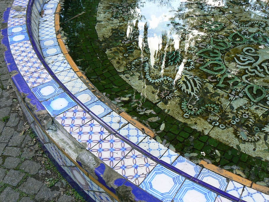 fountain, old, museum, architecture, ancient, water, historic HD wallpaper
