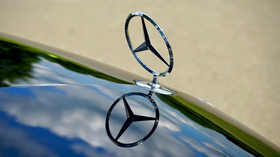 Mercedes-Benz emblem, car, auto, symbol, icon, vehicle, logo, HD wallpaper