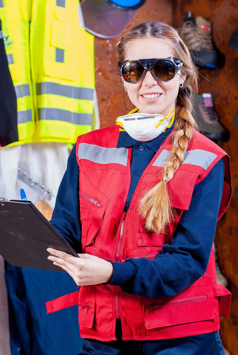industrial, security, logistic, work clothes, industrial safety HD wallpaper