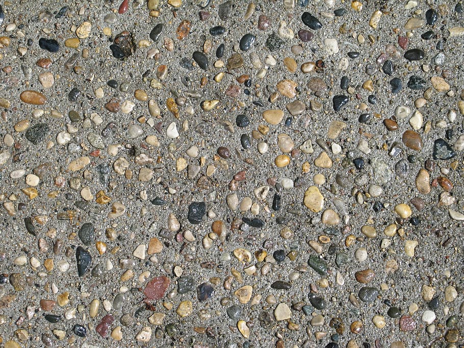 Pebble, Stone, Texture, Nature, Natural, rock, gray, cement HD wallpaper