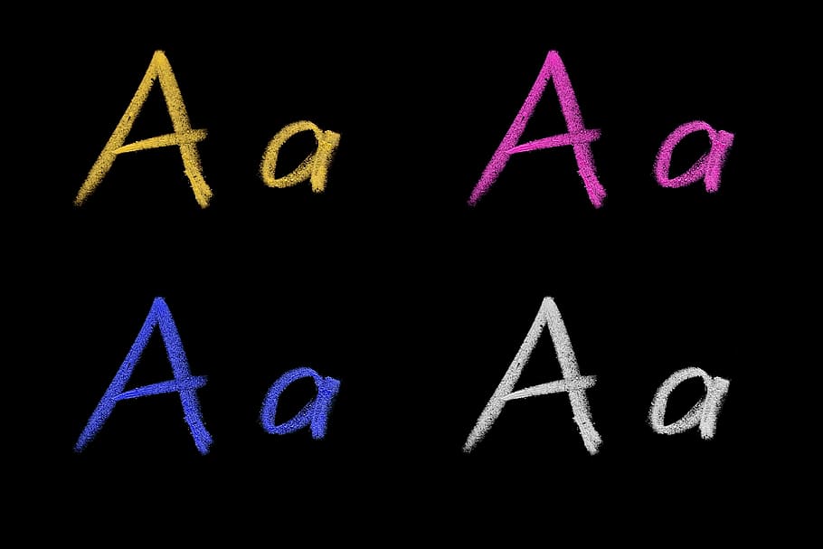 a, letter, chalk, black, handwritten, lettering, font, typography HD wallpaper