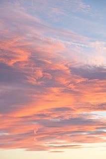 cumulus nimbus clouds, sunrise, sky, nature, red, pink, sky clouds HD wallpaper