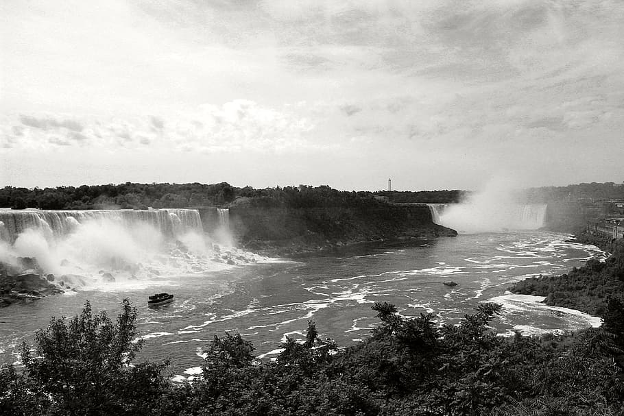 falls, waterscape, nature, waterfall, scenic, travel, scenics - nature HD wallpaper
