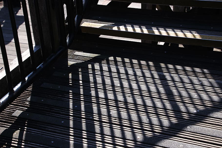shadows, lines, design, shape, dark, outside, sunlight, pattern HD wallpaper