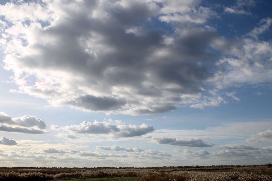 sky, clouds, nature, weather, partly cloudy, autumn, travel HD wallpaper