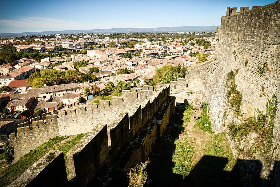 Carcassonne, Medieval, Aude, cathar country, medieval castle