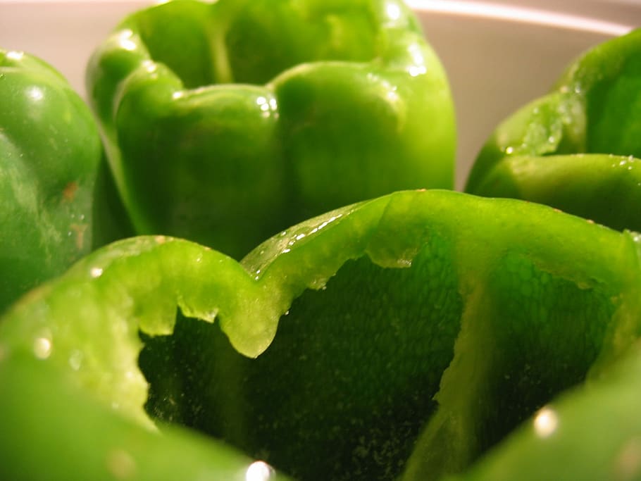 Peppers, Bell, Green, Green, Vegetable, Veggie, ingredient HD wallpaper