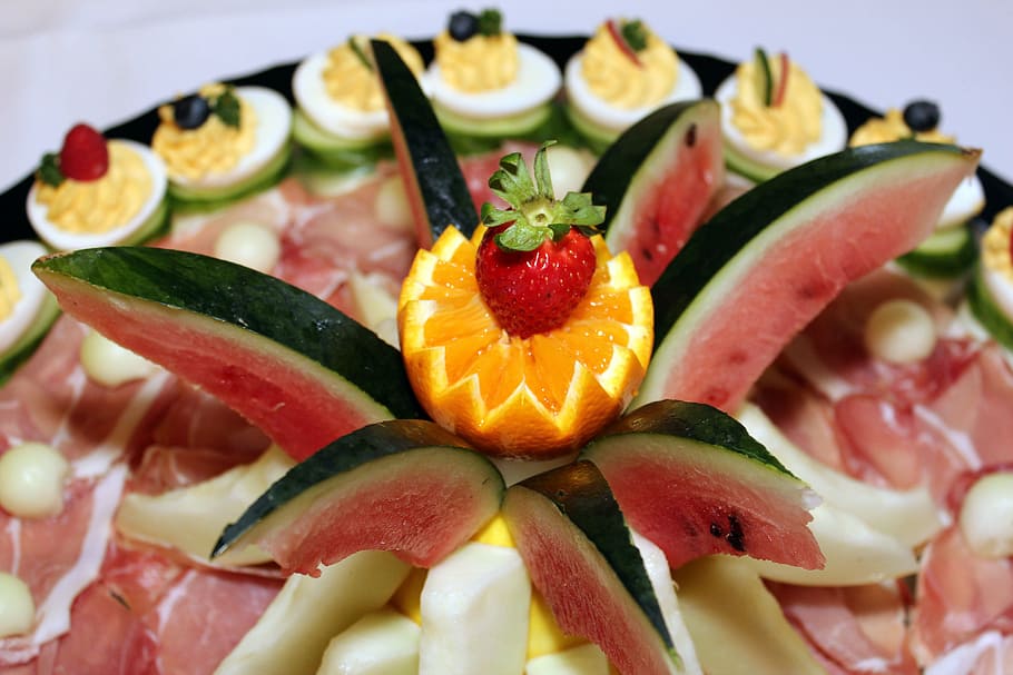 buffet, cold buffet, delicious, hearty, food, benefit from HD wallpaper