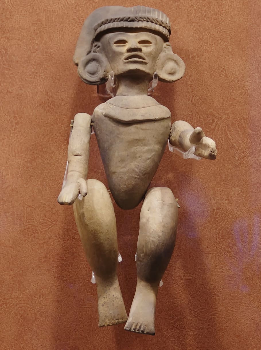mexico, anthropological museum, statue, columbian, art, mesoamerica, HD wallpaper