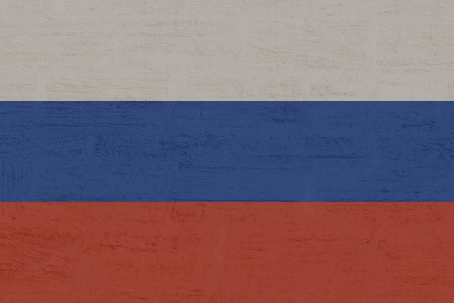 russia, flag, blue, backgrounds, wall - building feature, architecture HD wallpaper