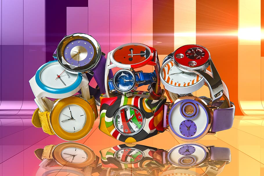 clock, wrist, dial, chronometer, time, clockwise, strap, indoors HD wallpaper