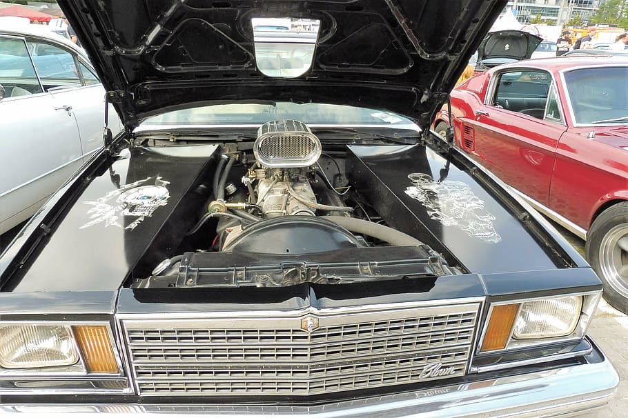 auto, motor, vehicle, engine compartment, pkw, technology, mechanics HD wallpaper