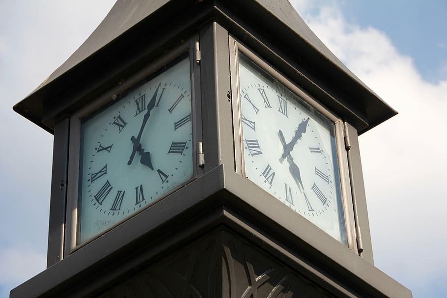 clock, authority, slim mathilde, marketplace, analog, pointer HD wallpaper